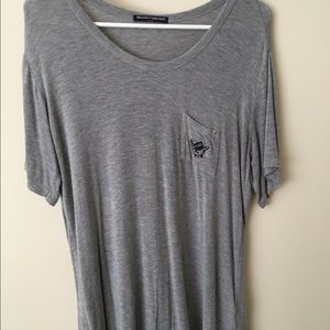cute grey comfy brandy Melville shirt