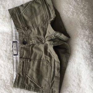 olive green shorts