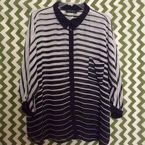 Black & White Stripped Blouse