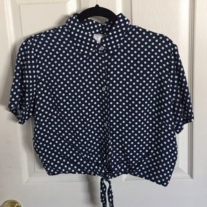 American apparel crop top shirt