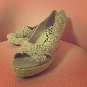 Never before worn Libby Edelman wedges!
