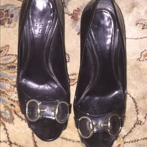 Gucci peep toe heels, MADE IN ITALY