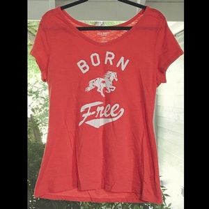 Old Navy "Born Free" Tee
