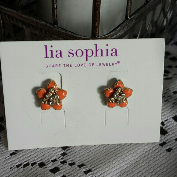 Lia Sophia Posey earrings - Picture 1 of 3