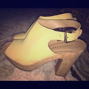 Franco Sarto Platform Clogs size 9