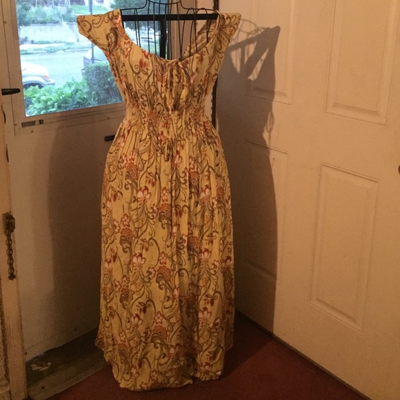Multi color dress with flowers