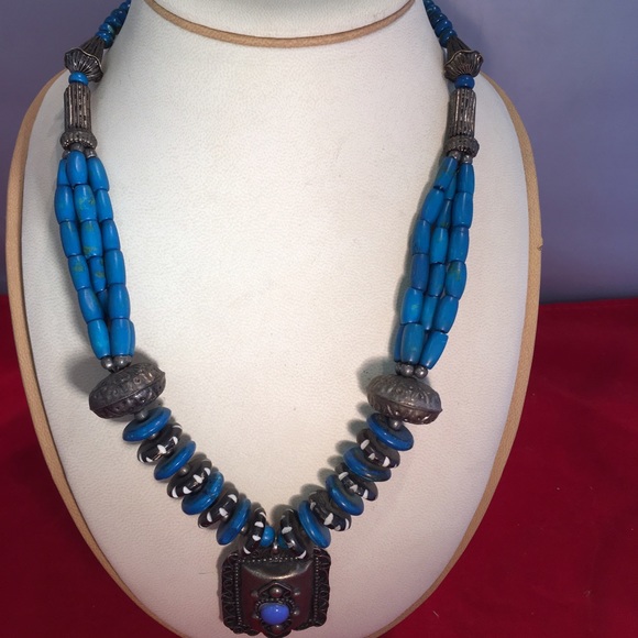 Necklace handmade antique.