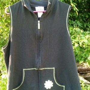 Very cute sleeveless jacket.