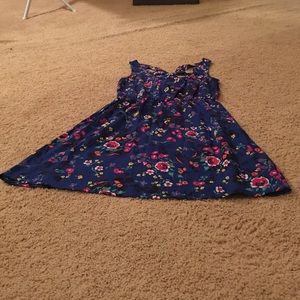Blue and floral Jr dress in small