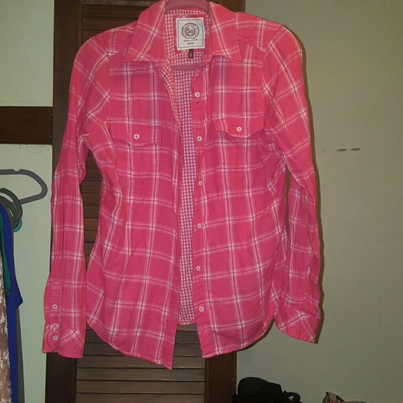 Lot of 2 plaid shirts