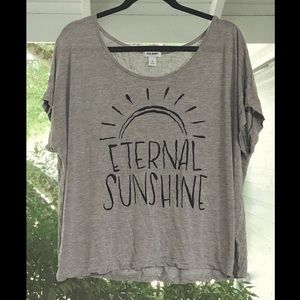 Old Navy "Eternal Sunshine" Oversized Tee