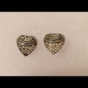 Juicy Couture heart studs