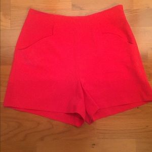 Gianni bini red shorts