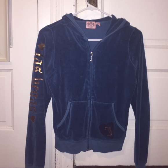 Turquoise Juicy Couture tracksuit hoodie