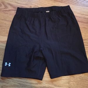 Under Armour black compression shorts