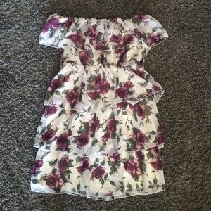 Ruffles Floral Dress