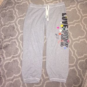 Victoria's Secret PINK Grey Sweatpants