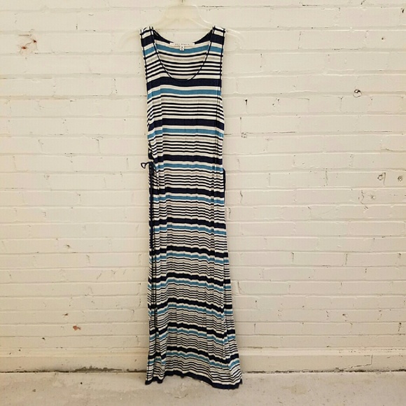 Sale! Striped t-shirt maxi dress
