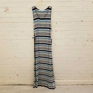 Sale! Striped t-shirt maxi dress
