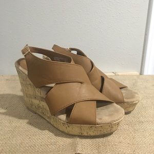 Tan wedges