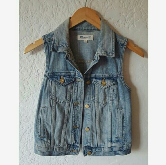 Madewell Denim Vest XS