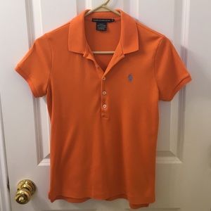Ralph Lauren Sport slim fit polo- orange✨