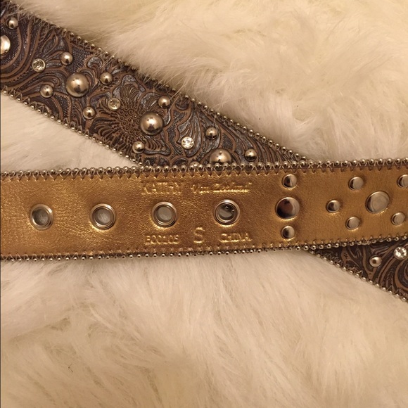🍁Kathy Van Zeeland Rhinestone Belt - Picture 3 of 4
