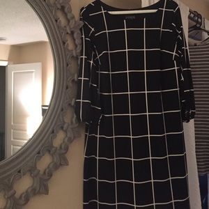 Black and white dress