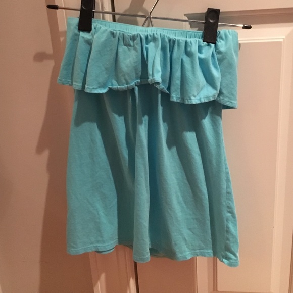 light blue Lilly Pulitzer tube top - Picture 2 of 2