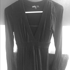 🏳BOGO🏳Black V-Neck Sleeve Dress