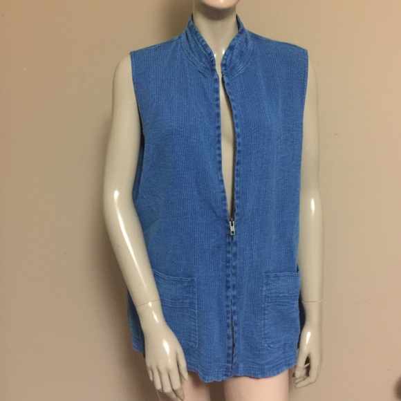 Orvis Tops - ORVIS zip up top shirt vest jacket Large EUC