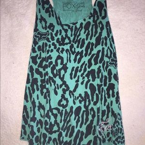 Animal printed tank