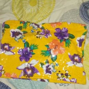 Floral crop top