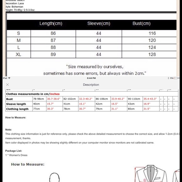 Black Lace Coverup/Dress - Picture 3 of 4