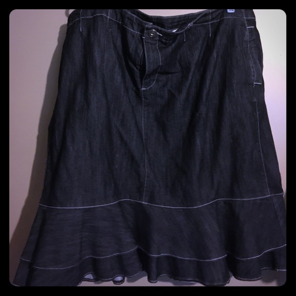 Lane Bryant Dresses & Skirts - Lane Bryant dark denim skirt