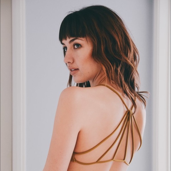 White Strappy Back Bralette