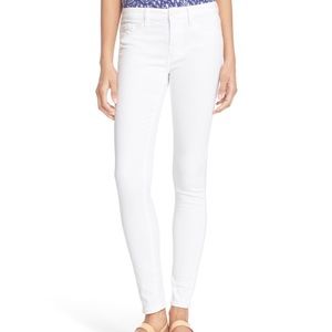 Joie White Cropped Jeans