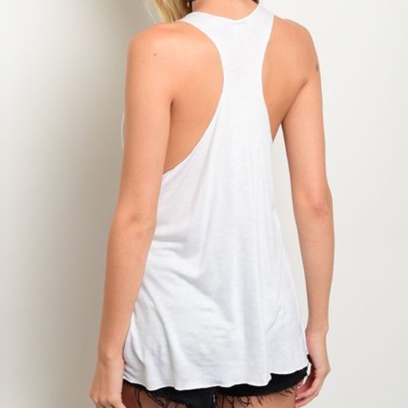 White/Blue Tanktop - Picture 2 of 4