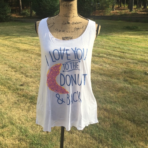 White/Blue Tanktop - Picture 3 of 4