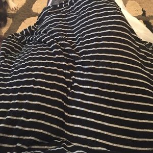 Black and Silver Poncho