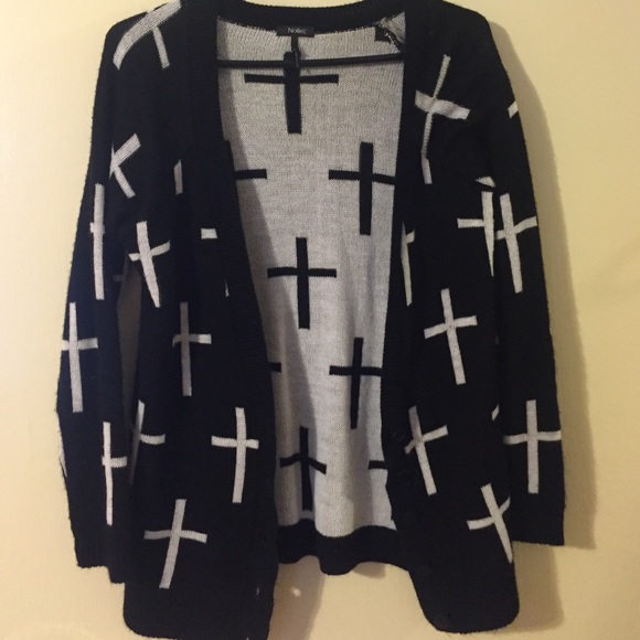 cross cardigan