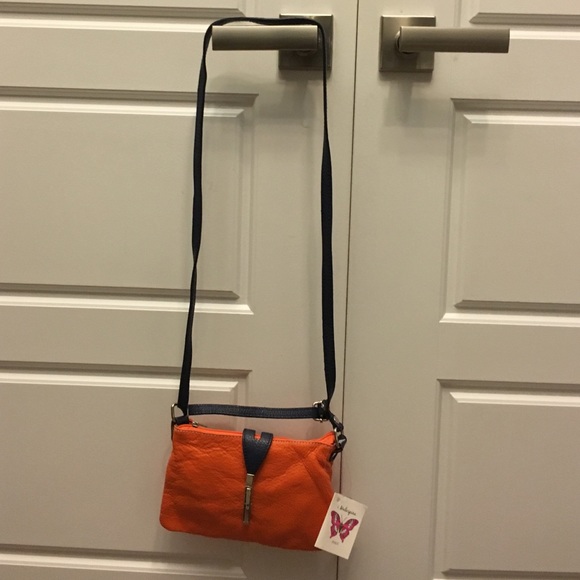 NEW leather crossbody or shoulder handbag