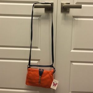 NEW leather crossbody or shoulder handbag