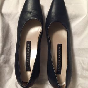 Navy Blue 2" heel.
