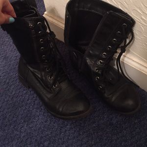 Combat boots!