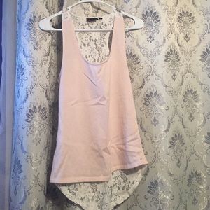 Tank top with lace back