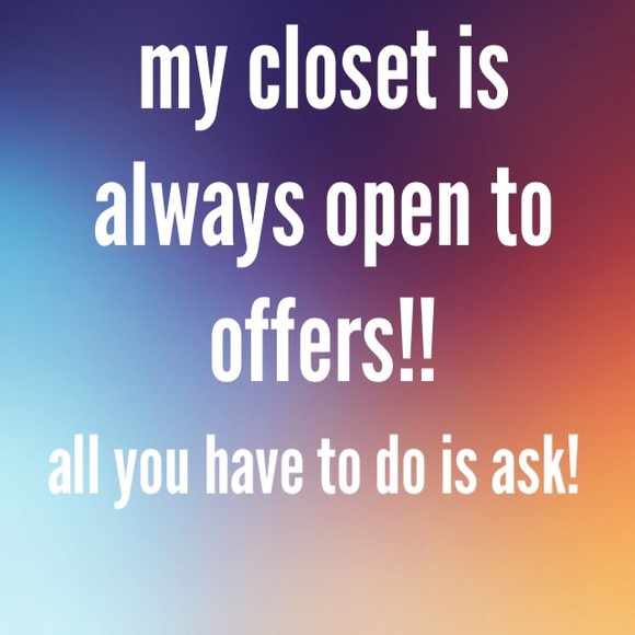 Offers are always welcome through the offer button