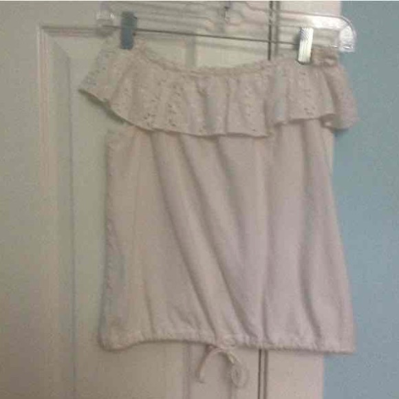Free People Tops - Free people whit strapless off the shoulder tank