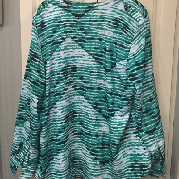 Calvin Klein polyester buttoned blouse - Picture 4 of 4