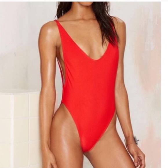 NASTY GAL ALINA SWIMSUIT SZ L NEW